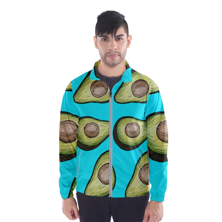 Fruite Avocado Men s Windbreaker