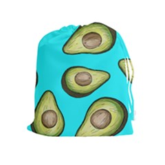 Fruite Avocado Drawstring Pouch (xl)