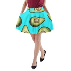 Fruite Avocado A-line Pocket Skirt