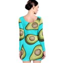 Fruite Avocado Long Sleeve Velvet Bodycon Dress View2