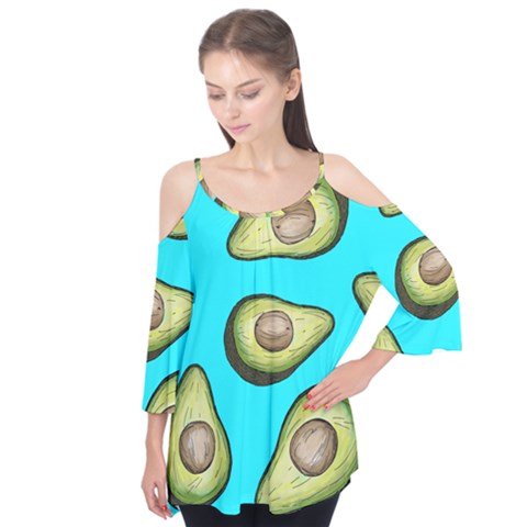 Fruite Avocado Flutter Tees by HermanTelo