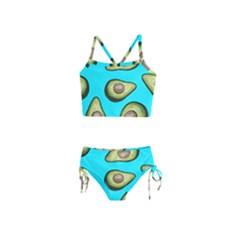 Fruite Avocado Girls  Tankini Swimsuit