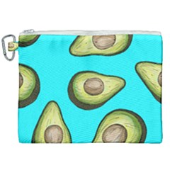 Fruite Avocado Canvas Cosmetic Bag (xxl)