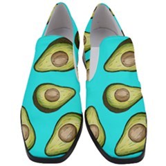 Fruite Avocado Slip On Heel Loafers by HermanTelo