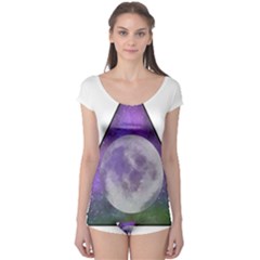 Form Triangle Moon Space Boyleg Leotard 