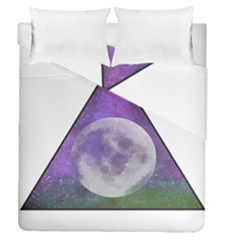 Form Triangle Moon Space Duvet Cover Double Side (queen Size)