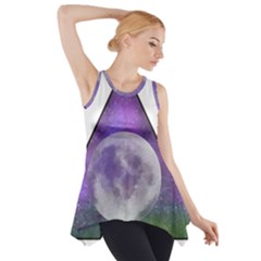 Form Triangle Moon Space Side Drop Tank Tunic