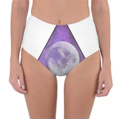 Form Triangle Moon Space Reversible High-waist Bikini Bottoms by HermanTelo