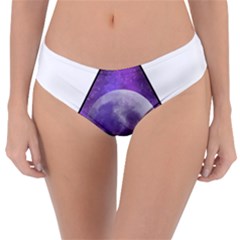 Form Triangle Moon Space Reversible Classic Bikini Bottoms by HermanTelo