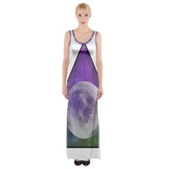 Form Triangle Moon Space Maxi Thigh Split Dress