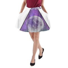 Form Triangle Moon Space A-line Pocket Skirt by HermanTelo