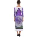 Form Triangle Moon Space Quarter Sleeve Midi Bodycon Dress View2