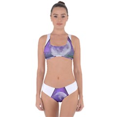 Form Triangle Moon Space Criss Cross Bikini Set by HermanTelo