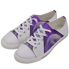 Form Triangle Moon Space Women s Low Top Canvas Sneakers by HermanTelo