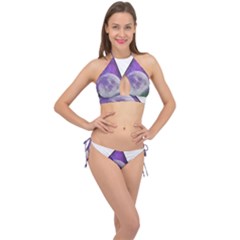 Form Triangle Moon Space Cross Front Halter Bikini Set by HermanTelo