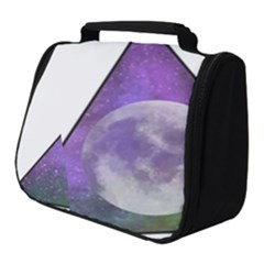 Form Triangle Moon Space Full Print Travel Pouch (small)