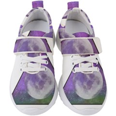 Form Triangle Moon Space Kids  Velcro Strap Shoes