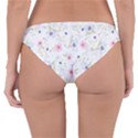 Floral Pink Blue Reversible Hipster Bikini Bottoms View4