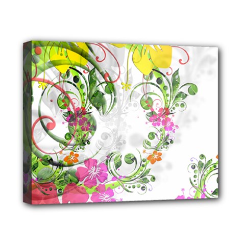 Flowers Floral Canvas 10  X 8  (stretched)