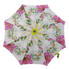 Flowers Floral Hook Handle Umbrellas (small)