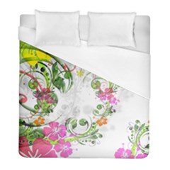 Flowers Floral Duvet Cover (full/ Double Size)