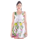 Flowers Floral Scoop Neck Skater Dress View1