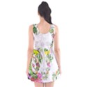 Flowers Floral Scoop Neck Skater Dress View2