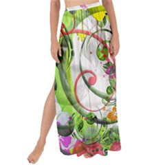 Flowers Floral Maxi Chiffon Tie-up Sarong