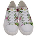 Flowers Floral Women s Low Top Canvas Sneakers View1