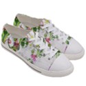 Flowers Floral Women s Low Top Canvas Sneakers View3