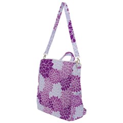 Floral Purple Crossbody Backpack by HermanTelo