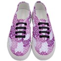 Floral Purple Women s Classic Low Top Sneakers View1