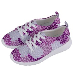 Floral Purple Women s Lightweight Sports Shoes