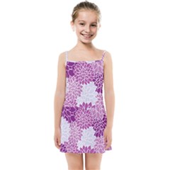 Floral Purple Kids  Summer Sun Dress