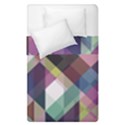 Geometric Blue Violet Pink Duvet Cover Double Side (Single Size) View2