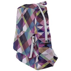 Geometric Blue Violet Pink Travelers  Backpack