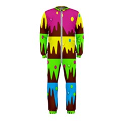 Illustration Abstract Graphic Rainbow Onepiece Jumpsuit (kids) by HermanTelo