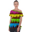 Illustration Abstract Graphic Rainbow Tie-Up Tee View1