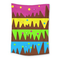 Illustration Abstract Graphic Rainbow Medium Tapestry