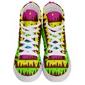 Illustration Abstract Graphic Rainbow Women s Hi-Top Skate Sneakers View1