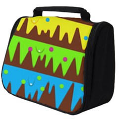 Illustration Abstract Graphic Rainbow Full Print Travel Pouch (big)