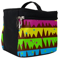 Illustration Abstract Graphic Rainbow Make Up Travel Bag (big) by HermanTelo