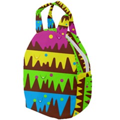 Illustration Abstract Graphic Rainbow Travel Backpacks