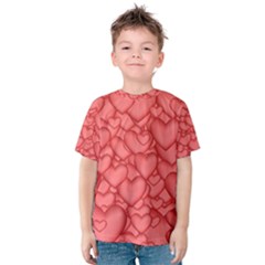 Hearts Love Valentine Kids  Cotton Tee