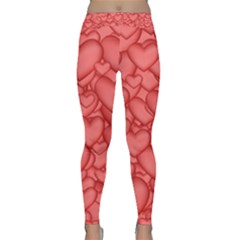 Hearts Love Valentine Classic Yoga Leggings