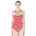 Hearts Love Valentine Halter Swimsuit View1