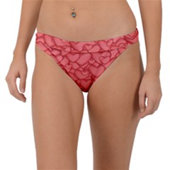 Hearts Love Valentine Band Bikini Bottom by HermanTelo