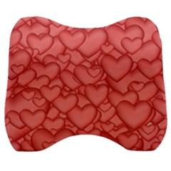 Hearts Love Valentine Velour Head Support Cushion