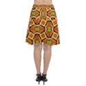 Geometry Shape Retro Chiffon Wrap Front Skirt View2