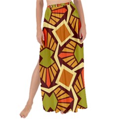 Geometry Shape Retro Maxi Chiffon Tie-up Sarong